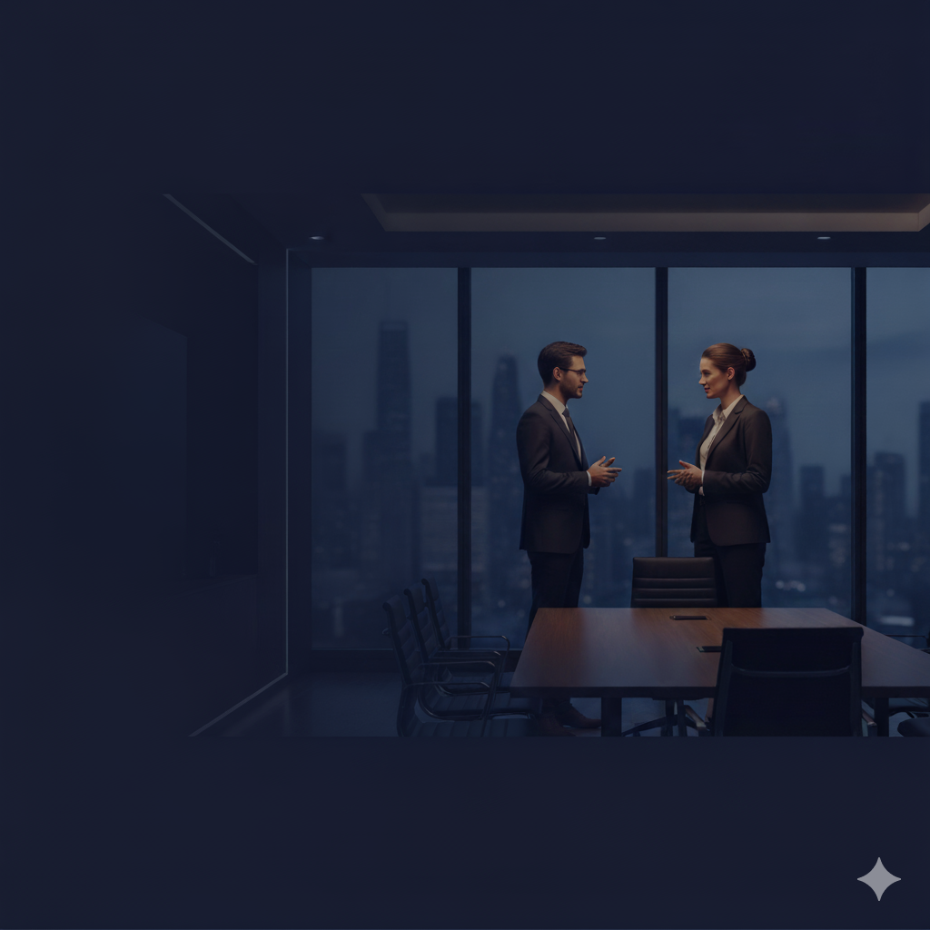 Modern business office interior