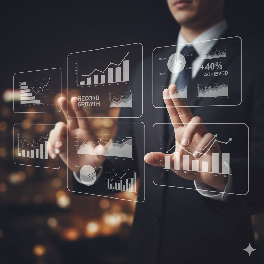 Business professionals in a meeting