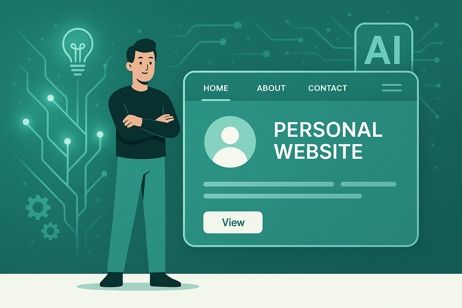 Featured image for article: The Future of No-Code: How AI is Changing Personal Branding