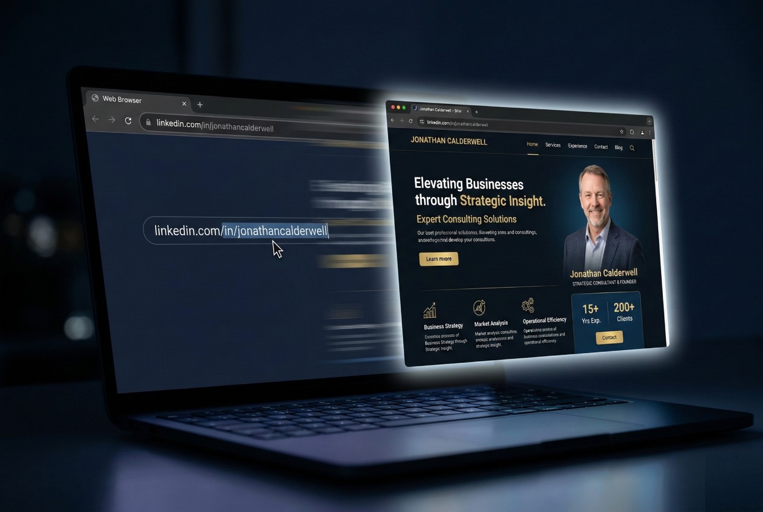 Featured image for article: How to Turn Your LinkedIn Profile Into a Professional Website in 90 Seconds