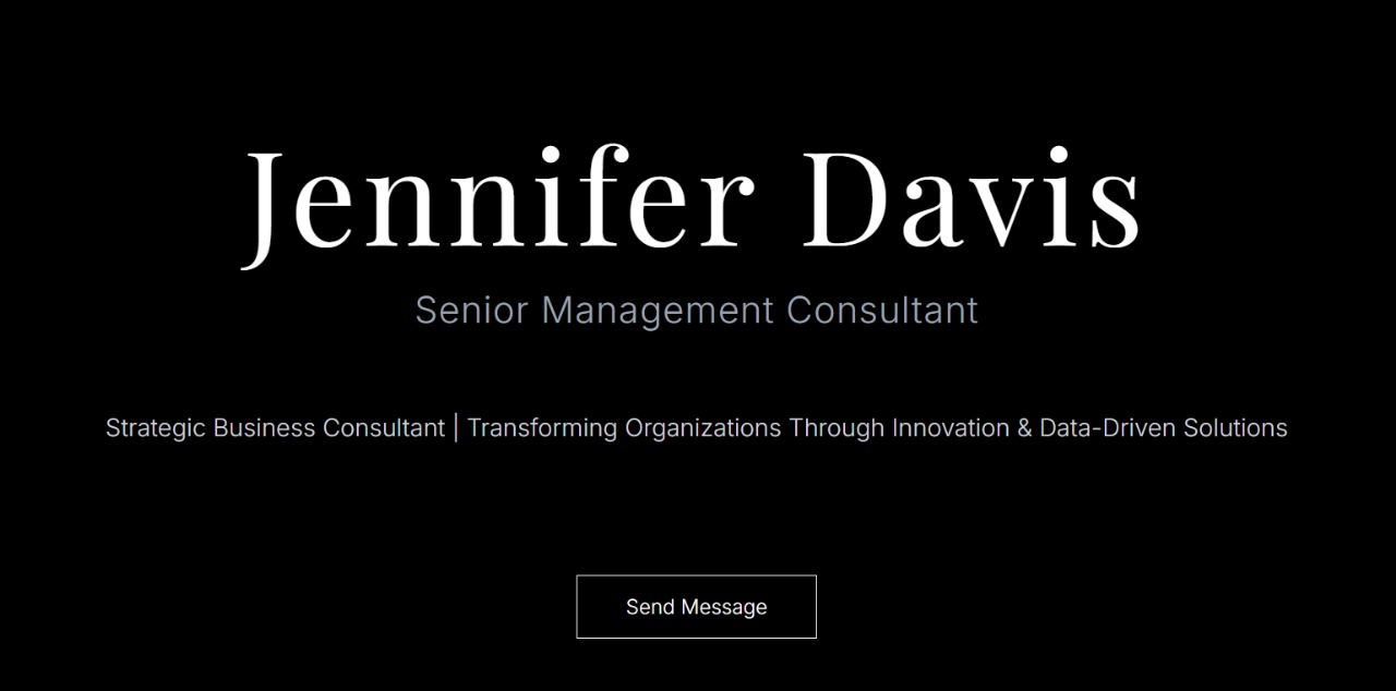 Screenshot of Midnight Elegance template